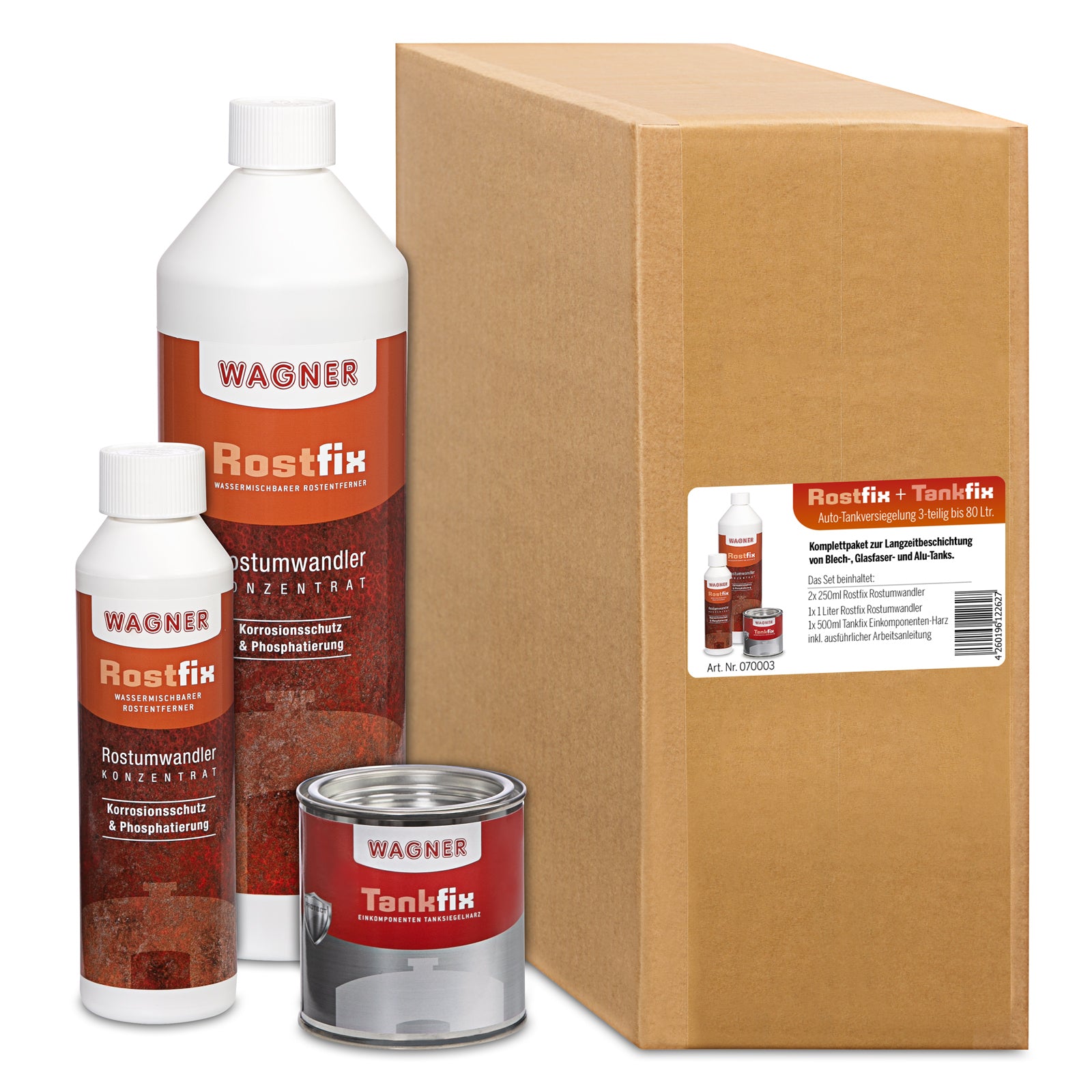 Car tank sealing set 80L