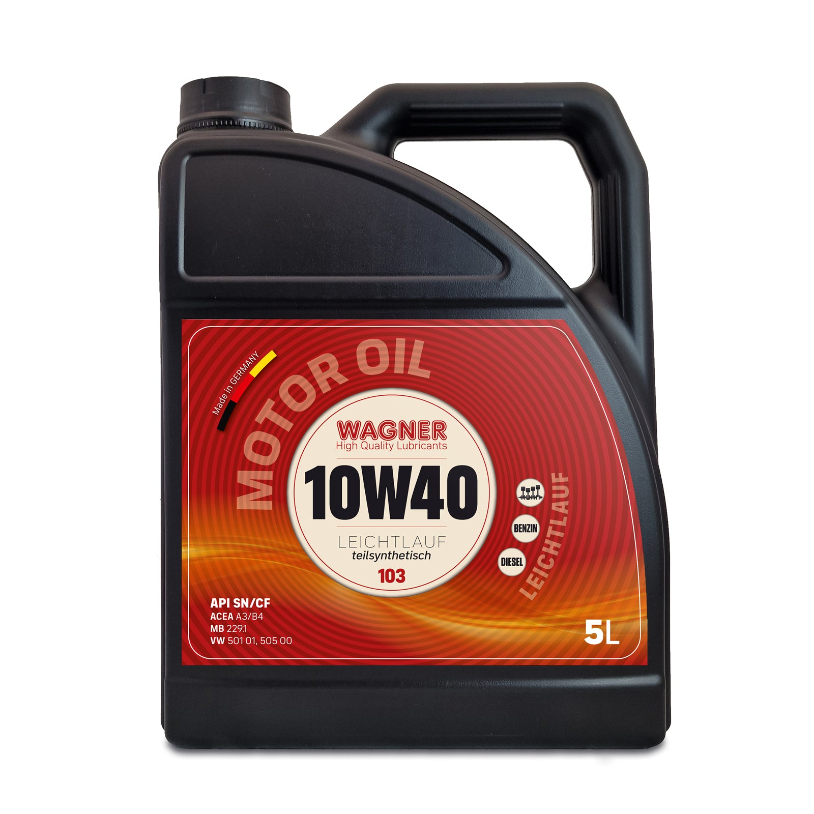 Low viscosity oil SAE 10W/40