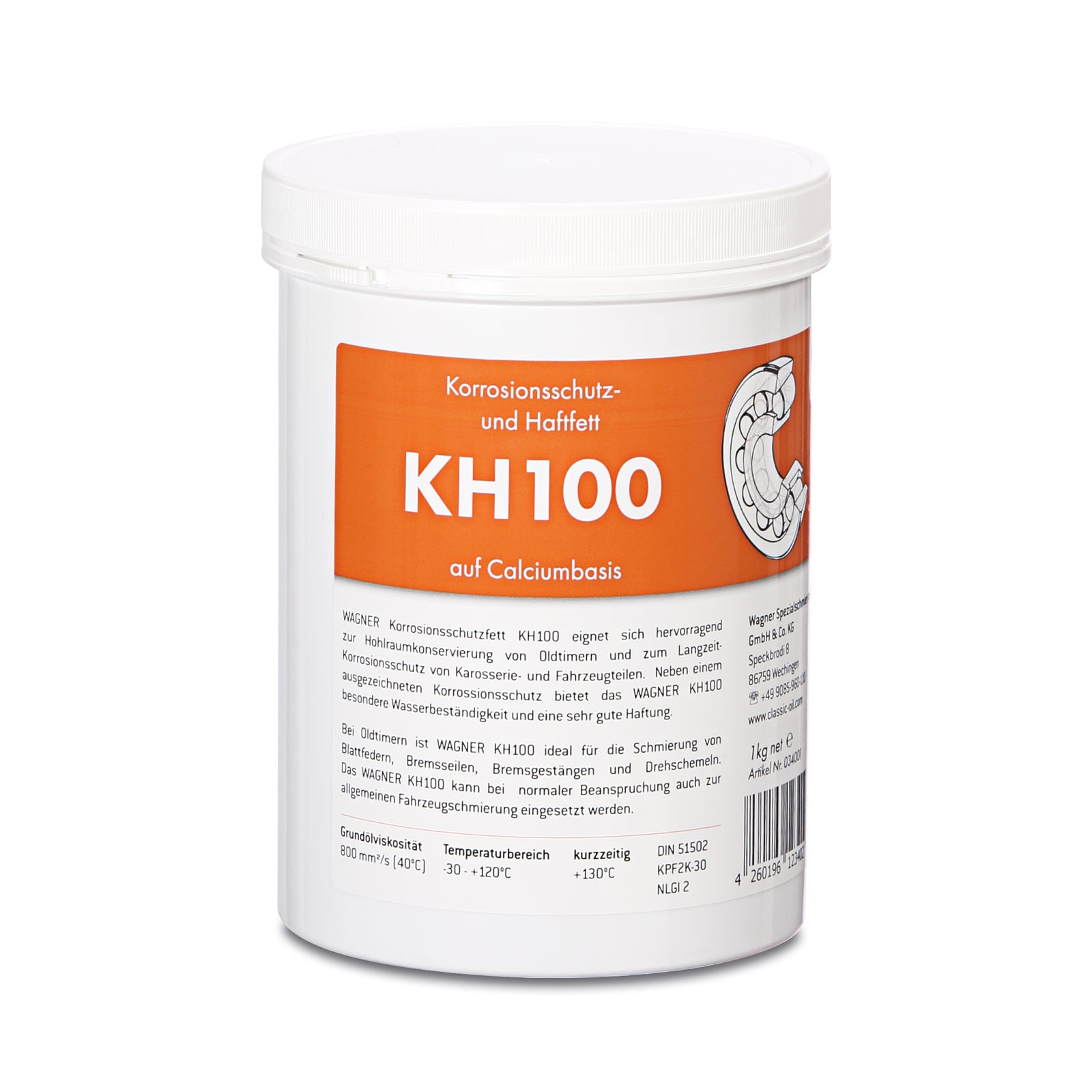 Anti-corrosion and adhesive grease KH100