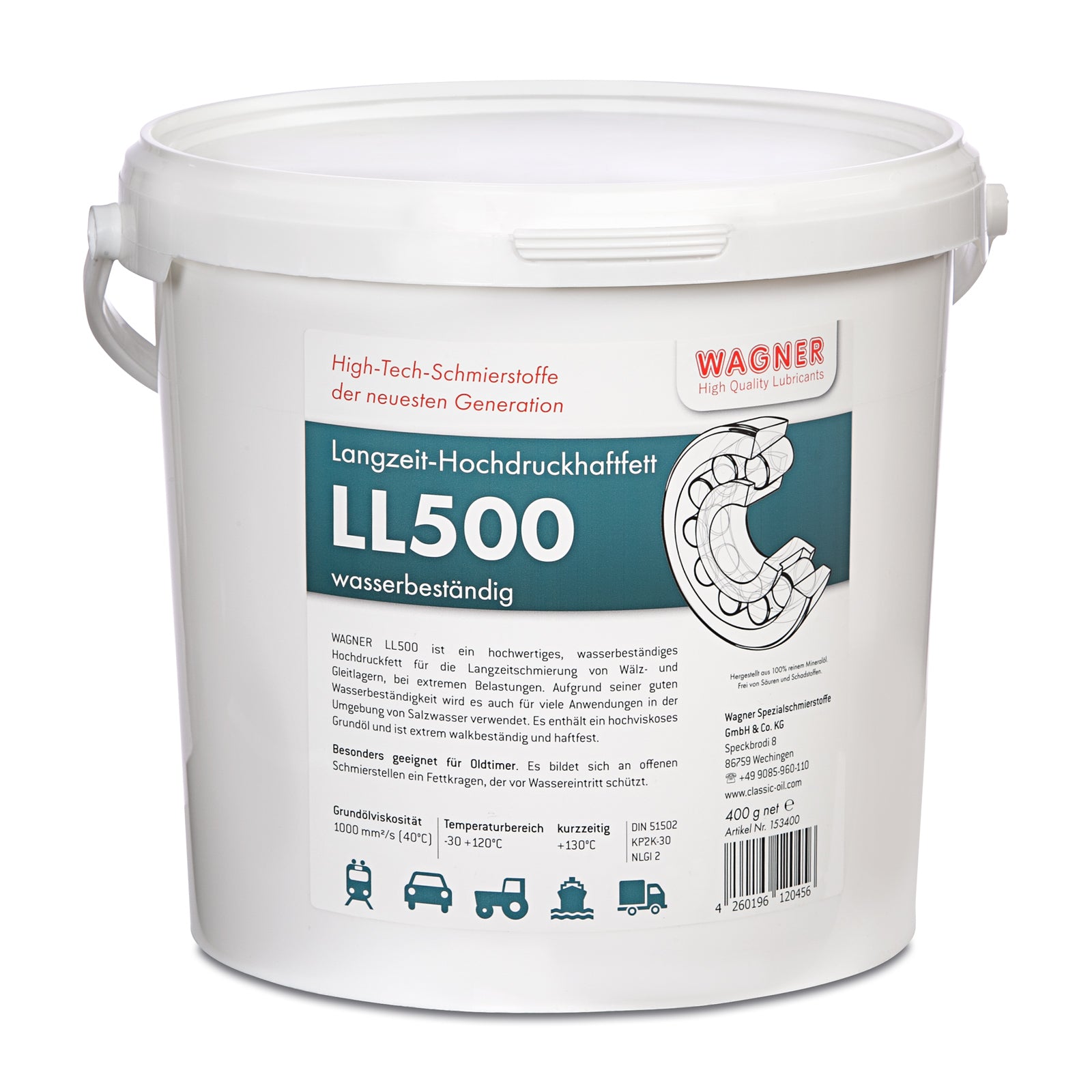 Langzeit-Hochdruckfett LL500