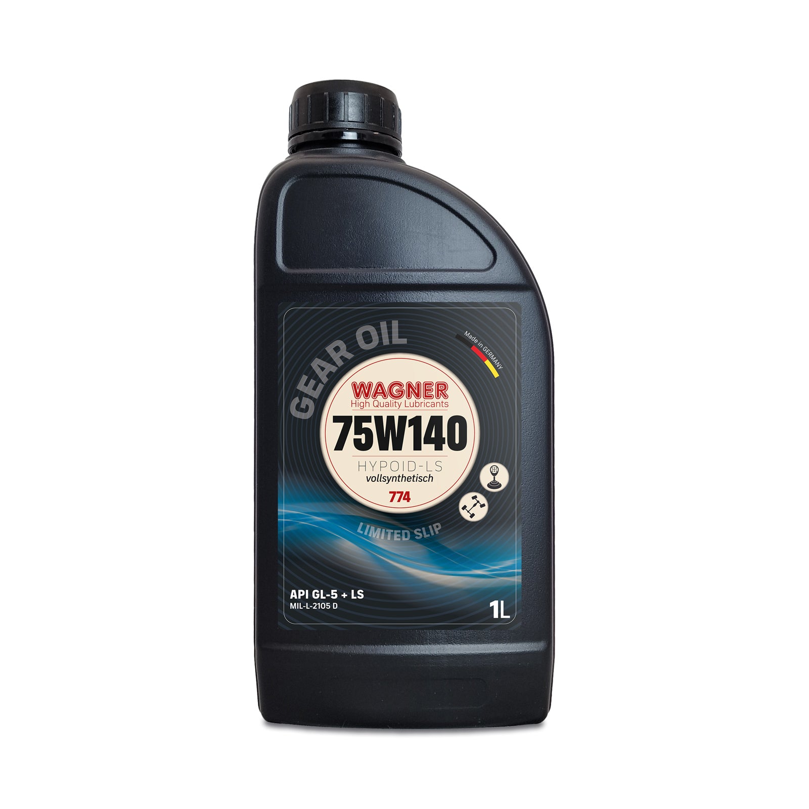 Hypoid gear oil SAE 75W/140 GL5 Limited Slip fully synthetic