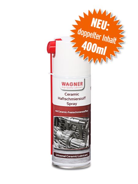 WAGNER Ceramic Haftschmierstof-Spray jetzt neu: 400 ml